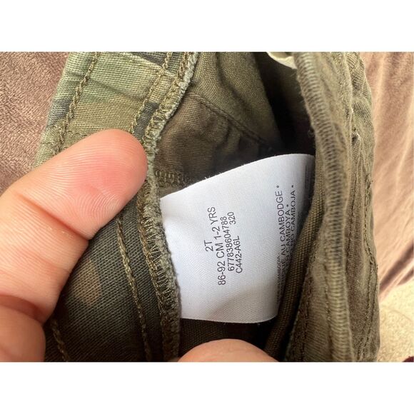 Levi Camo Kids Pull On Jeans Toddler Size 2T - Picture 6 of 10